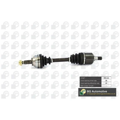 Kuva Vetoakseli, Etuakseli, oikea Bga DS7513R land rover freelander i, soft top i OE TDB104980