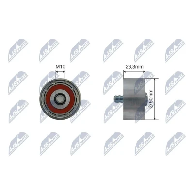 Kuva Kiristysrulla, moniurahihna HYUNDAI i10 I, II, i20 ACTIVE, Coupé Hatchback Van KIA PICANTO II OE 25286 04000, 04