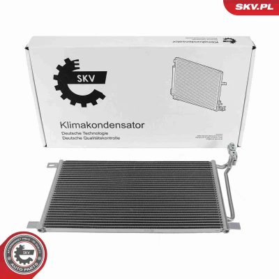 Kuva ESEN SKV 86SKV186 Ilmastoinnin Lauhdutin ilman vedenerotinta Alumiini 565mm