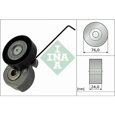 Kuva INA 534 0324 10 Kiristinvarsi, Moniurahihna VOLVO: V60 I, V70 3, XC90 LAND ROVER: Freelander 2 SUV