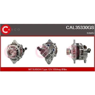 Kuva CASCO CAL15482AS Laturi 12V 120A VOLVO: V50, S40 II, C30, FORD: FIESTA 6, FOCUS 3 Turnier, C Max 2
