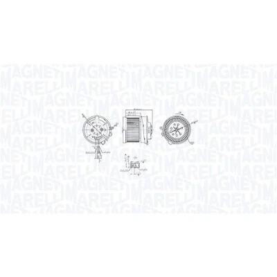 Kuva MAGNETI MARELLI 069412766010 Lämmityslaitteen Puhallin NISSAN: Qashqai / Qashqai+2 I, X Trail