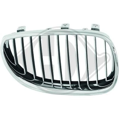 Kuva DIEDERICHS 1224145 Etusäleikkö Vasen Kromi/musta BMW: 5 Touring, Sedan