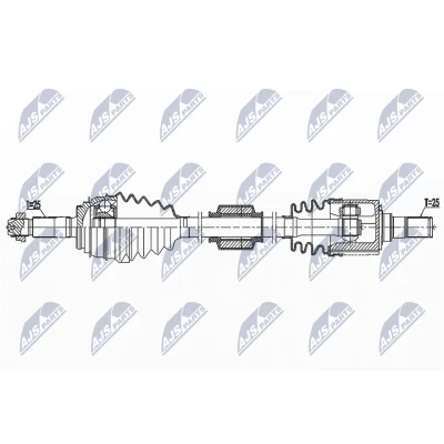 Kuva Vetoakseli KIA PICANTO III (ja), Etuakseli, oikea OE 49501 G6400