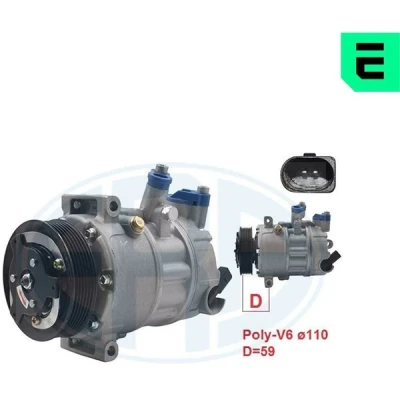 Kuva Kompressori, ilmastointilaite audi, cupra, seat, skoda, vw OE 1K0 820 803 E, 808 A, AX