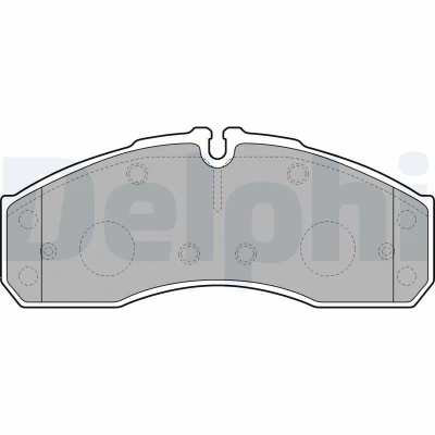 Kuva DELPHI LP2042 Jarrupalat Sis. kulumisenilmaisimen Huudonvaimennuspellillä Tarvikkeilla MERCEDES BENZ: Vario Van / Farmari