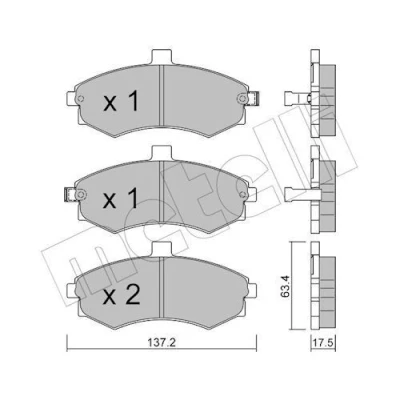 Kuva Jarrupalasarja, levyjarru METELLI 22 0504 0