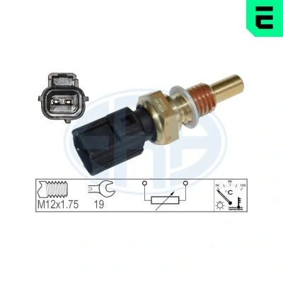 Kuva Tunnistin, jäähdytysnesteen lämpötila Ford Fiesta IV, Focus I, c max, sedan turnier Puma OE 3857955, 5040463, 8L3A 6G004 A