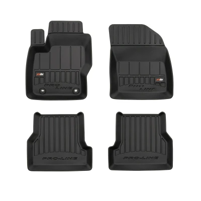 Kuva FROGUM 3D407282 Lattiamattosetti Kumi Edessä ja takana 4 Musta FORD: Focus 2 Kombi,