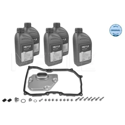 Kuva MEYLE 300 135 0306 Tarvikesarja, Öljynvaihto Automaattivaihteisto Tarvikkeilla öljymäärä vakioöljynvaihtovälille ORIGINAL Quality