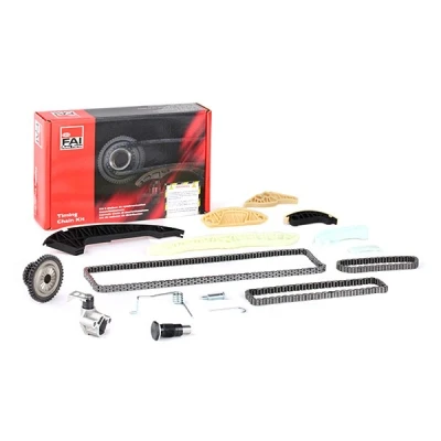 Kuva FAI AutoParts TCK185NG Jakoketjusarja ilman tiivisteitä, Hammaspyörillä Yksinkertainen, Ketju hiljainen VOLKSWAGEN: Golf 5, Beetle Hatchback