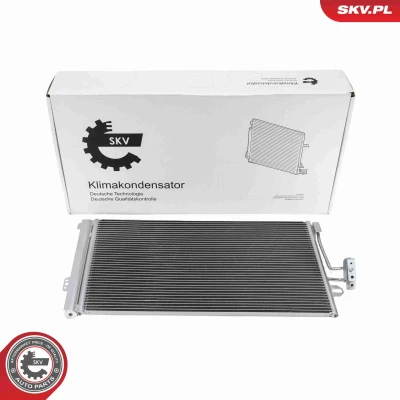 Kuva ESEN SKV 86SKV337 Ilmastoinnin Lauhdutin Vedenerottimella Alumiini 708mm MERCEDES BENZ: Vito Bussi