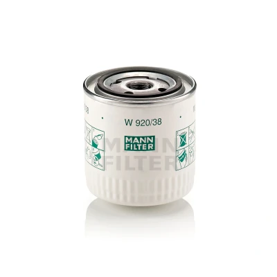 Kuva MANN FILTER W 920/38 Öljynsuodatin M 20 X 1.5 Ruuvattava suodatin VOLVO: S40 I, V40 Farmari