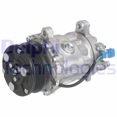 Kuva DELPHI TSP0159243 Ilmastoinnin Kompressori Sanden SD6V12 PAG 46 kompressoriöljyllä