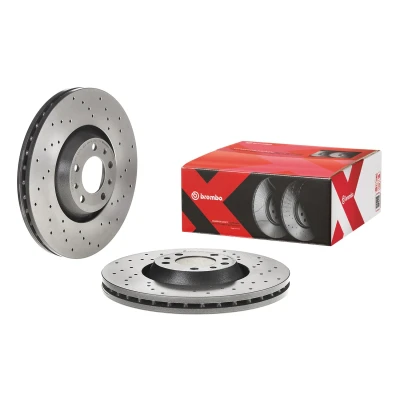 Kuva BREMBO XTRA LINE 09.8670.1X Jarrulevyt 330 30 5 rei&#039;itetty/tuuletettu sisältä pinnoitettu hiiliteräs Ruuveilla PEUGEOT: 607 Sedan, 407 SW, Sedan