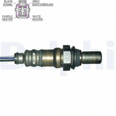 Kuva DELPHI ES20128 12B1 Lambda Anturi Planarsondi, Lämmitetty HONDA: CR V 2