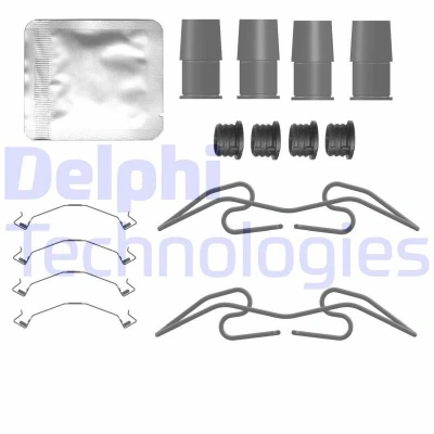Kuva DELPHI LX0784 Tarvikesarja, Jarrupala VOLKSWAGEN: Polo VI