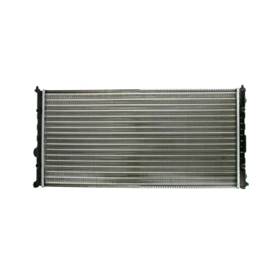Kuva THERMOTEC D7W018TT Jäähdytin Alumiini Autoihin ilman ilmastointilaitetta 630 299 34 Käsivaihteisto Jäähdytysrivat mekaan. kiinnitetyt