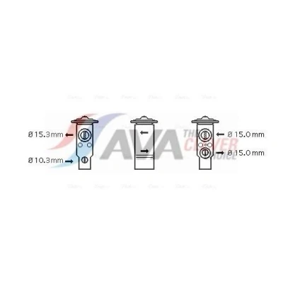 Kuva AVA COOLING SYSTEMS TO1070 Ilmastoinnin Paisuntaventtiili