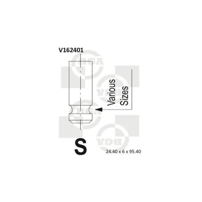 Kuva Pakoventtiili HYUNDAI, KIA OE 22212 27000, 27001