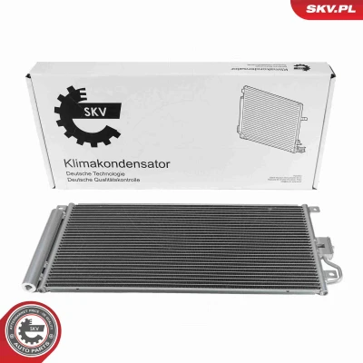 Kuva ESEN SKV 86SKV388 Ilmastoinnin Lauhdutin Vedenerottimella Alumiini 688mm