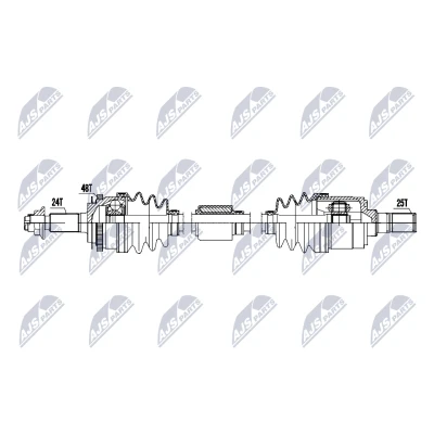 Kuva Vetoakseli NTY NPW KA 402