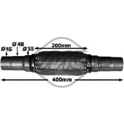 Kuva Joustoputki, pakoputkisto Metalcaucho 02047
