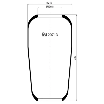 Kuva Jousipalje, ilmajousitus FEBI BILSTEIN 20713
