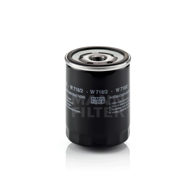 Kuva MANN FILTER W 718/2 Öljynsuodatin 3/4 16 UNF yhdellä peruutuksenestoventtiilillä Ruuvattava suodatin FIAT: Ducato II Flatbed Kuorma auto/Alusta