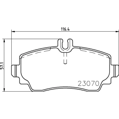 Kuva BREMBO P 50 047 Jarrupalat Sis. kulumisenilmaisimen Jarrusatulan ruuveilla Tarvikkeilla