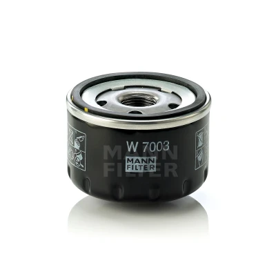 Kuva MANN FILTER W 7003 Öljynsuodatin M 20 X 1.5 yhdellä peruutuksenestoventtiilillä Ruuvattava suodatin FIAT: Punto II Hatchback, BRAVO 2