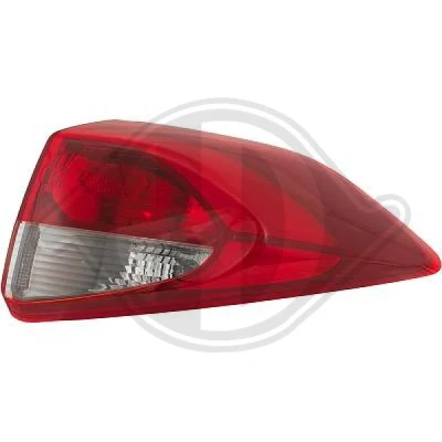 Kuva DIEDERICHS 6862090 Takavalot Oikea Uloin osa P21/5W, WY21W Ilman lampun kantaa