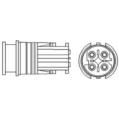 Kuva MAGNETI MARELLI 466016355060 Lambda Anturi Lämmitetty 4 MERCEDES BENZ: C sarja Sedan, T modell, Sportcoupe