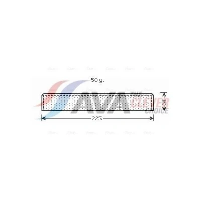 Kuva PRASCO UVD125 Ilmastoinnin Kuivain HONDA: Accord 8 Kombi, CR V 3, 7 Limousine, KIA: SORENTO 1, Picanto II, 2, JAGUAR: S Type