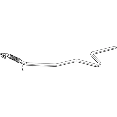 Kuva Pakoputki, Keskellä FORD FIESTA V, Van FUSION OE 1206425, 1207509, 1221694