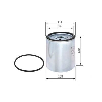 Kuva BOSCH F 026 402 135 Polttoainesuodatin Ruuvattava suodatin VOLVO: FM, RENAULT TRUCKS: Midlum