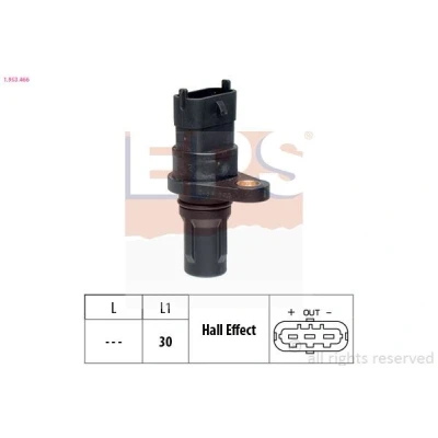Kuva EPS 1.953.466 Nokka Akselin Asentotunnistin Made in Italy OE Equivalent TOYOTA: Yaris II Hatchback