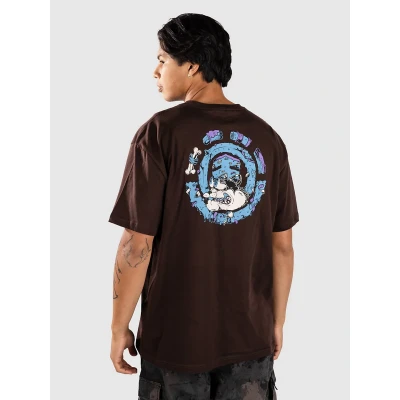 Kuva Element Bad Doggie T paita ruskea