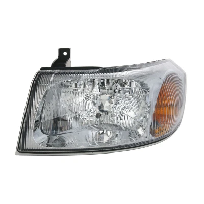 Kuva TYC 20 0066 05 2 Ajovaloumpio Vasen H4 Kromi Lampun kannalla, Ilman sähkömoottoria FORD: Transit Mk5 Van, Bussi