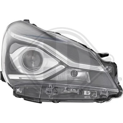 Kuva DIEDERICHS 6607384 Ajovaloumpio Oikea HIR2 TOYOTA: Yaris III Hatchback