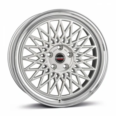 Kuva BORBET B Silver Rim Polished 7x17 4/100 ET25 B64