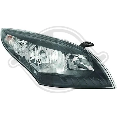 Kuva DIEDERICHS 4465082 Ajovaloumpio Oikea H7/H7 Musta Valokorkeussäätimen moottorilla RENAULT: MEGANE 3, 3 Grandtour