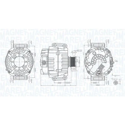 Kuva Laturi MERCEDES BENZ OE 0009063622, 0131546802, 01315468020080