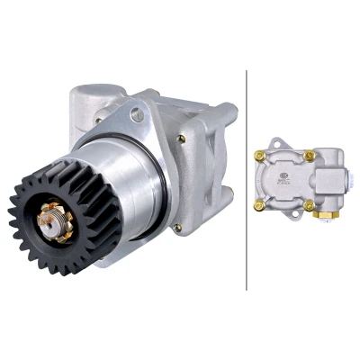 Kuva HELLA 8TL 359 003 531 Ohjaustehostimen Pumppu Hydraulinen Pyörimissuunta myötäpäivään