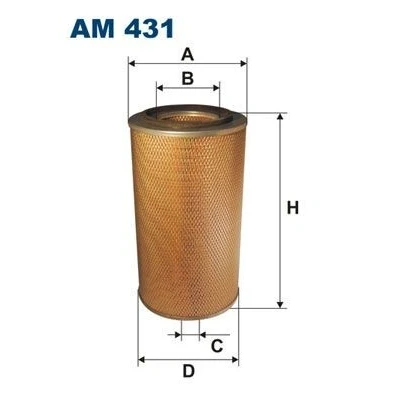 Kuva FILTRON AM 431 Ilmansuodatin 414 233 Suodatinpanos