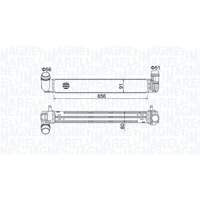 Kuva MAGNETI MARELLI 351319204730 Välijäähdytin