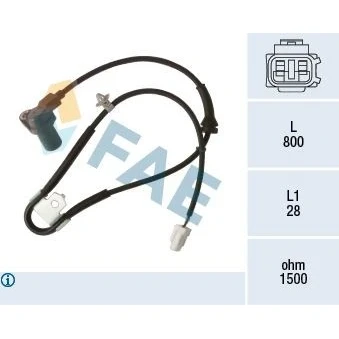 Kuva ABS anturi FAE 78494
