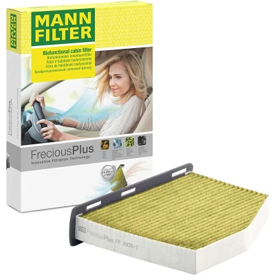 Kuva MANN FILTER FP 2939/1 Raitisilmasuodatin VOLKSWAGEN: Passat B6 Sedan, Golf 5, Caddy 3, SKODA: Octavia 2 Combi, Yeti, Superb II Farmari