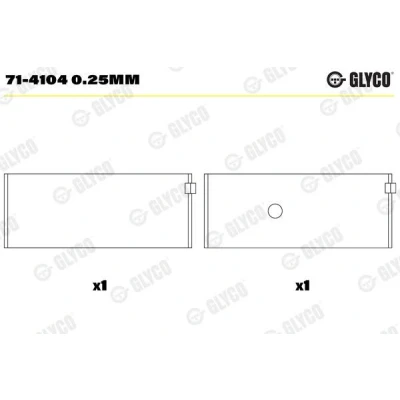 Kuva GLYCO 71 4104 0.25mm Kiertokangen Laakeri