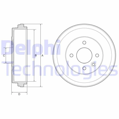 Kuva Jarrurumpu DELPHI BF637
